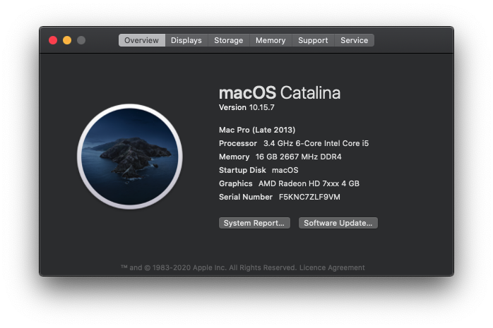 华擎 B450M AMD锐龙 R5-2600 蓝宝石 Radeon R9 370 黑苹果EFI文件MacOS Catalina 10.15.7插图