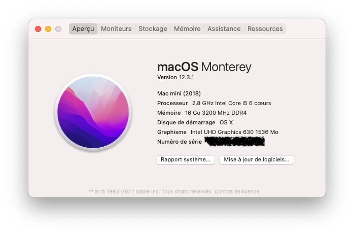 技嘉Z370-HD3P 酷睿i5-8400 运行macOS Monterey 12.3.1的黑苹果EFI文件插图